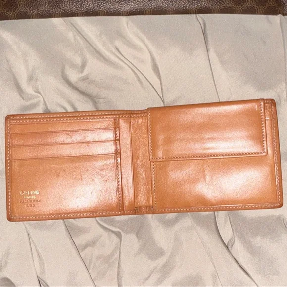 Celine Brown Monogram Canvas Tote with Tan Trim - Picture 7 of 11